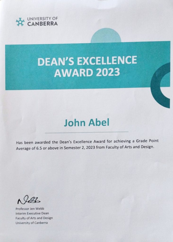 Dean's Excellence Award 2023