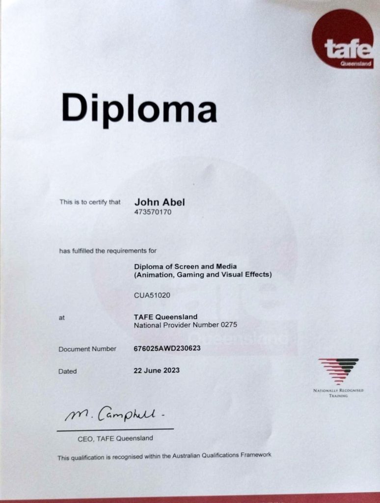 Diploma of Screen and Media 2023