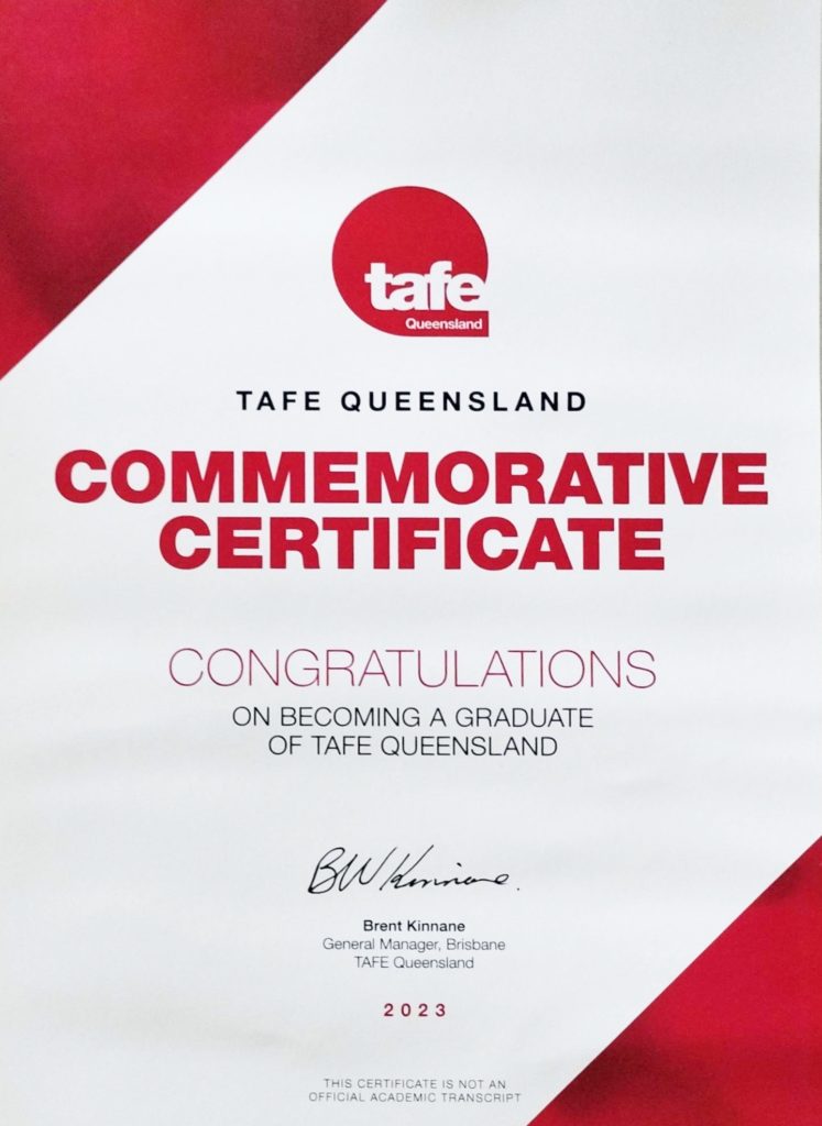 Commemorative Certificate 2023